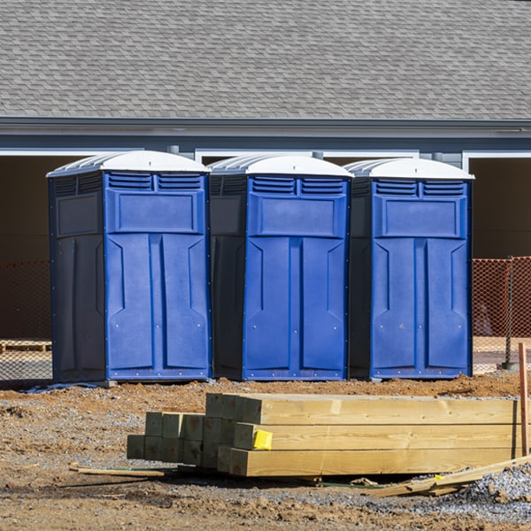 is there a specific order in which to place multiple portable restrooms in Paia